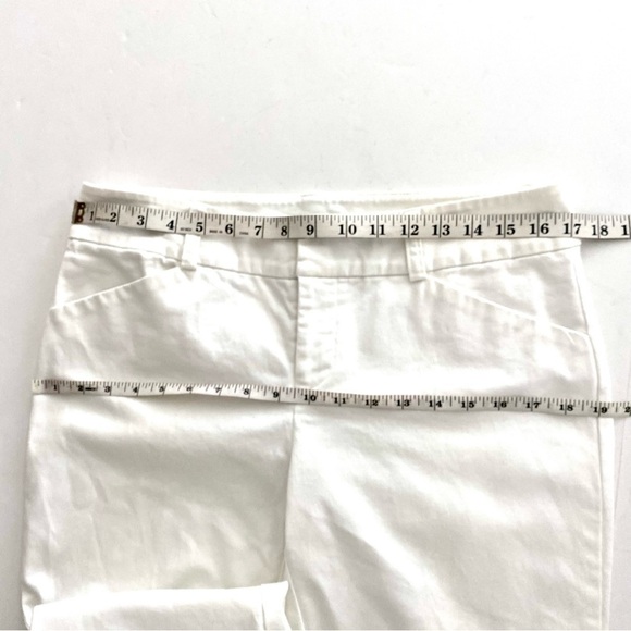 INC International Concepts White Boot Cut Jeans Size 10 Casual Work Summer - Picture 10 of 12